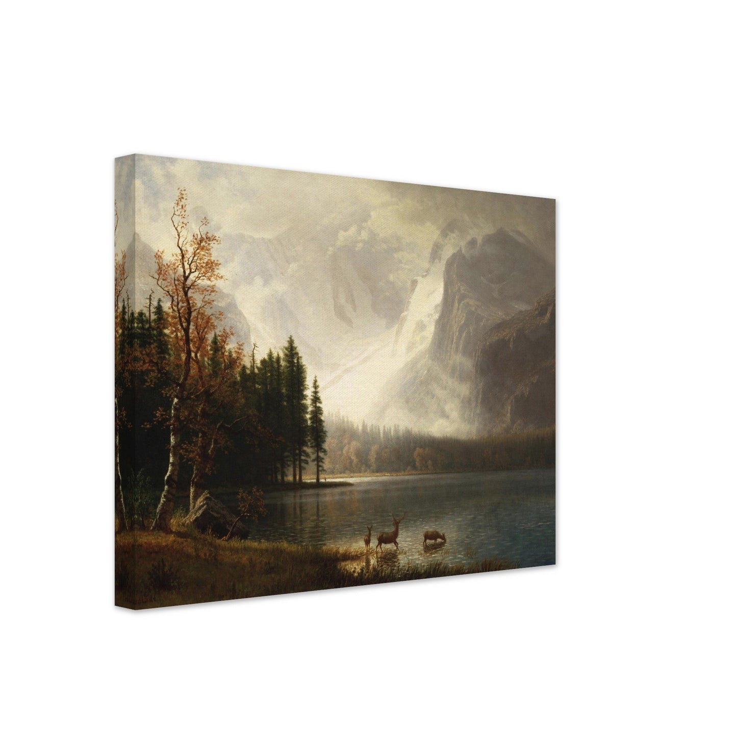 Estes Park, Colorado, Whyte’s Lake (circa 1877) by Albert Bierstadt - Print Material - Master's Gaze