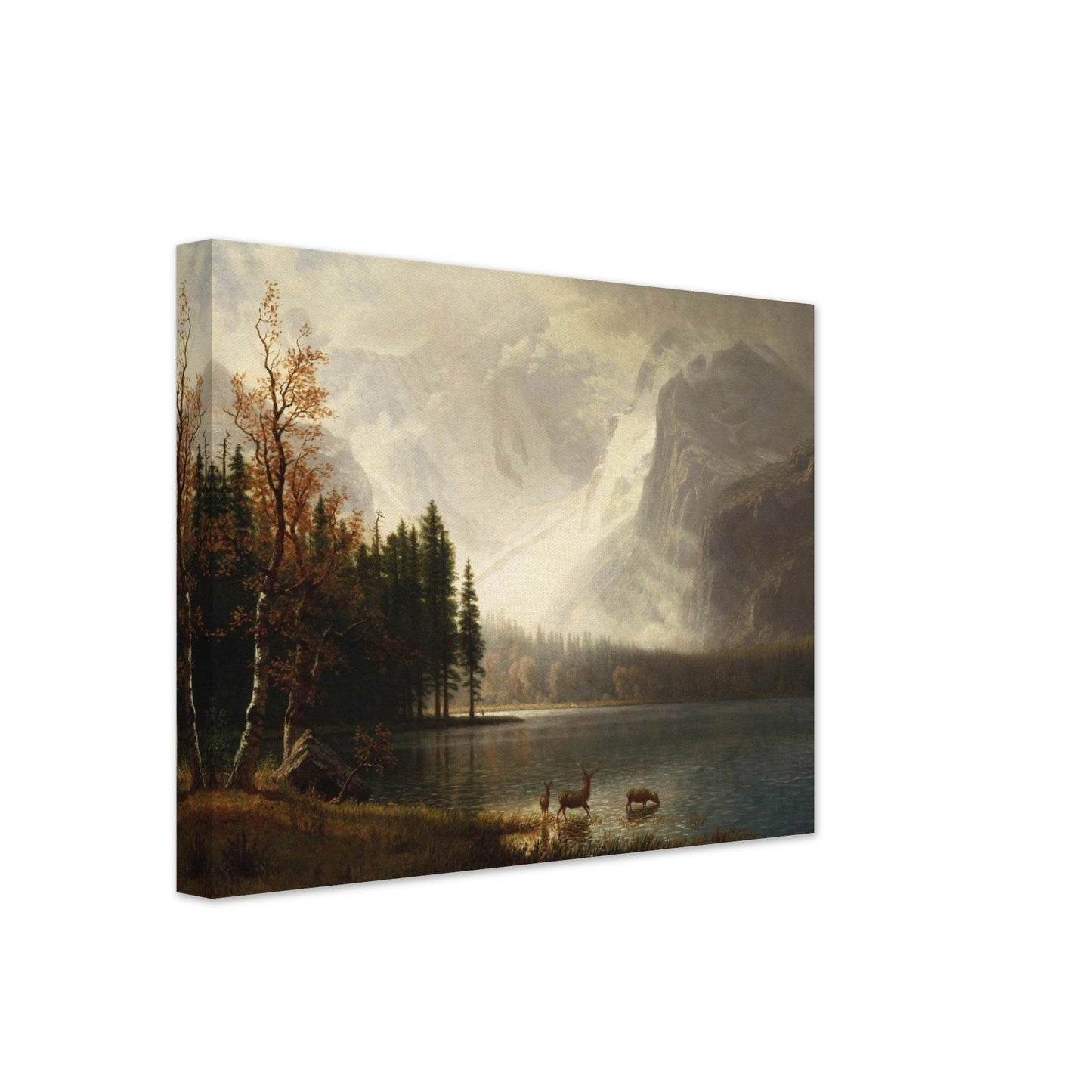 Estes Park, Colorado, Whyte’s Lake (circa 1877) by Albert Bierstadt - Print Material - Master's Gaze