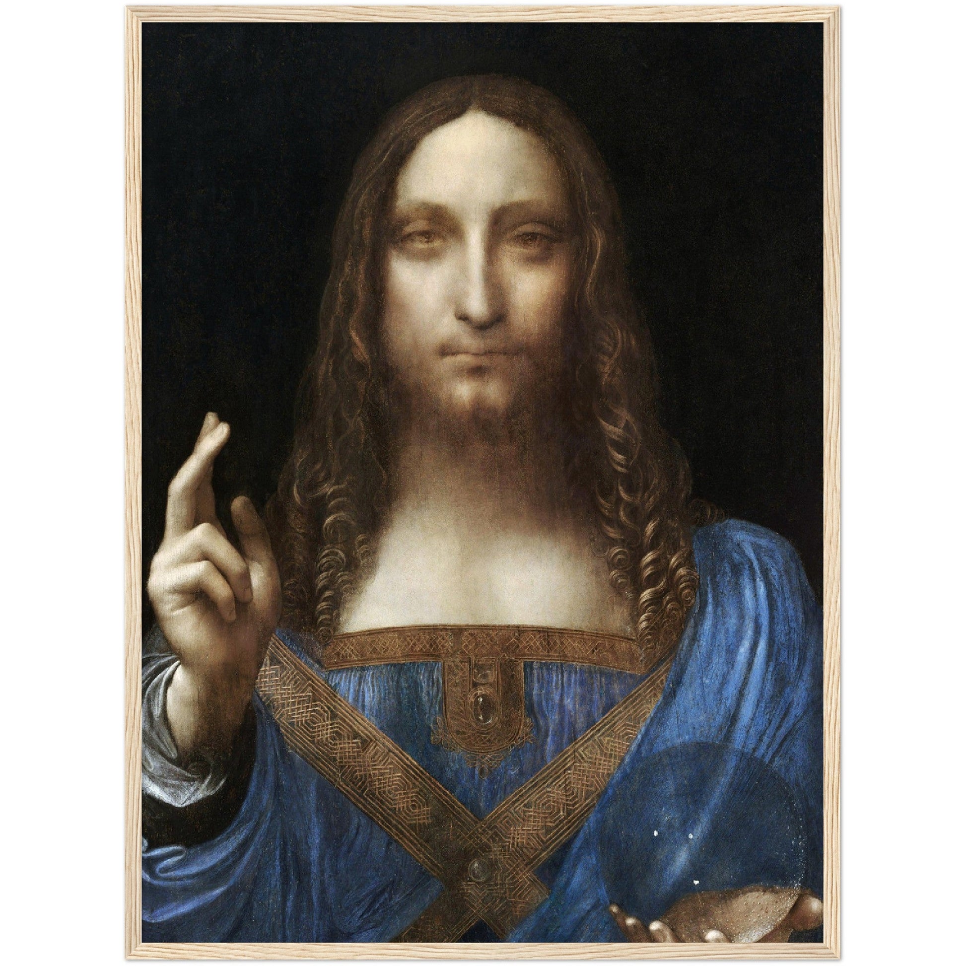 Salvator Mundi - Leonardo da Vinci - Print Material - Master's Gaze