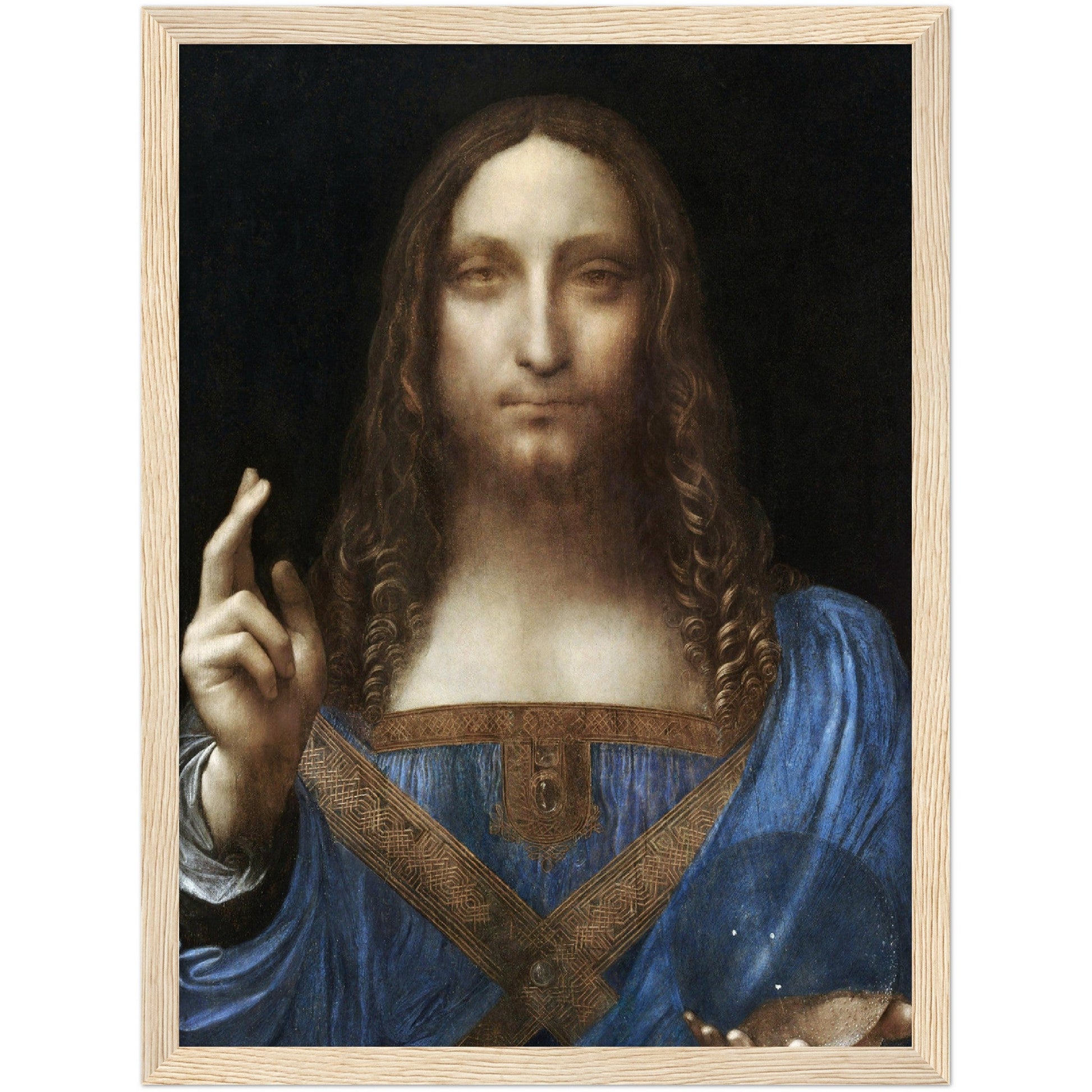 Salvator Mundi - Leonardo da Vinci - Print Material - Master's Gaze