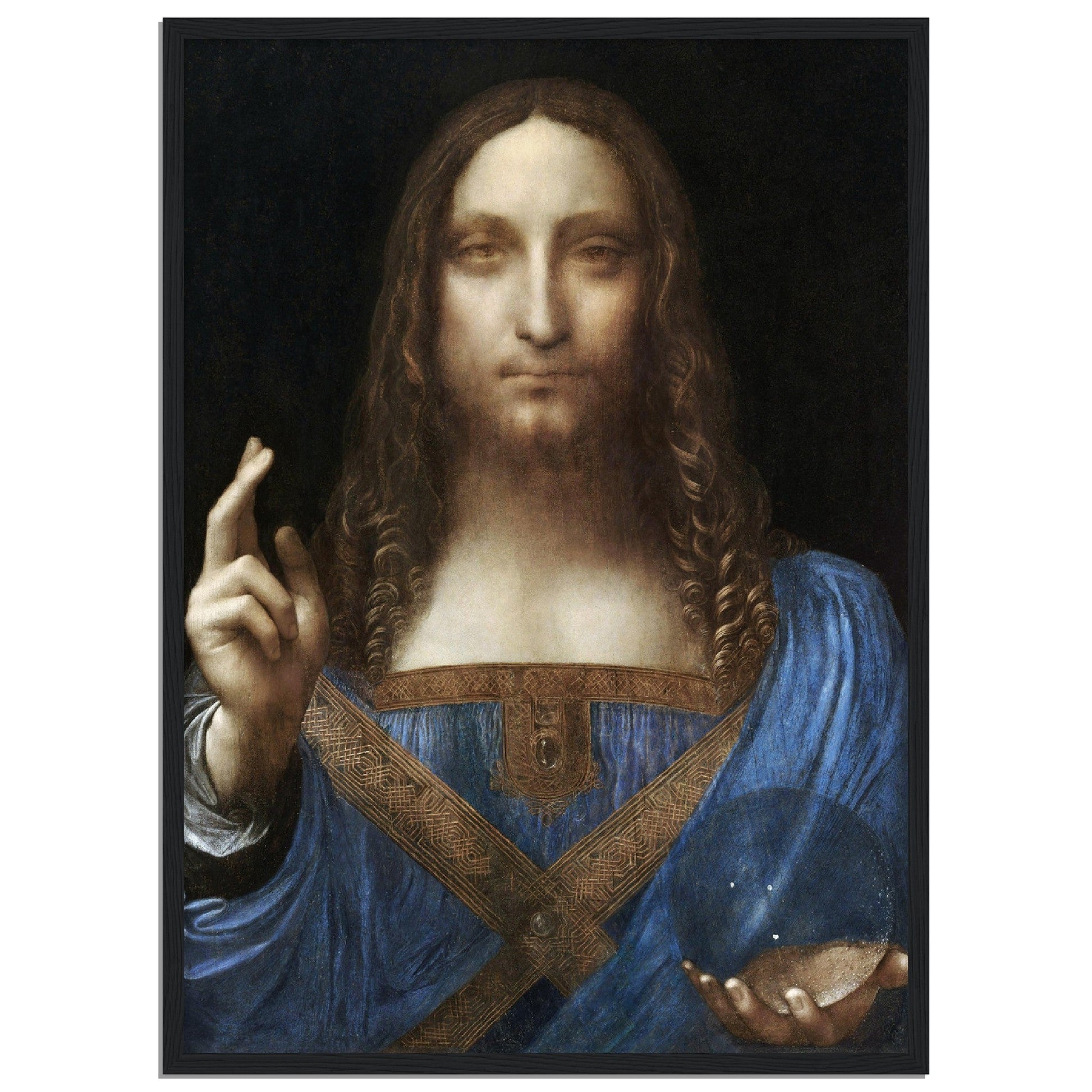 Salvator Mundi - Leonardo da Vinci - Print Material - Master's Gaze
