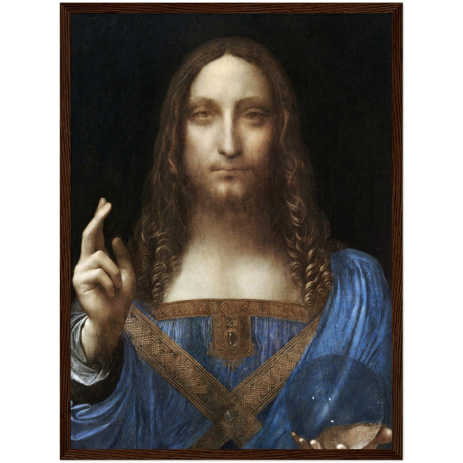Salvator Mundi - Leonardo da Vinci - Print Material - Master's Gaze