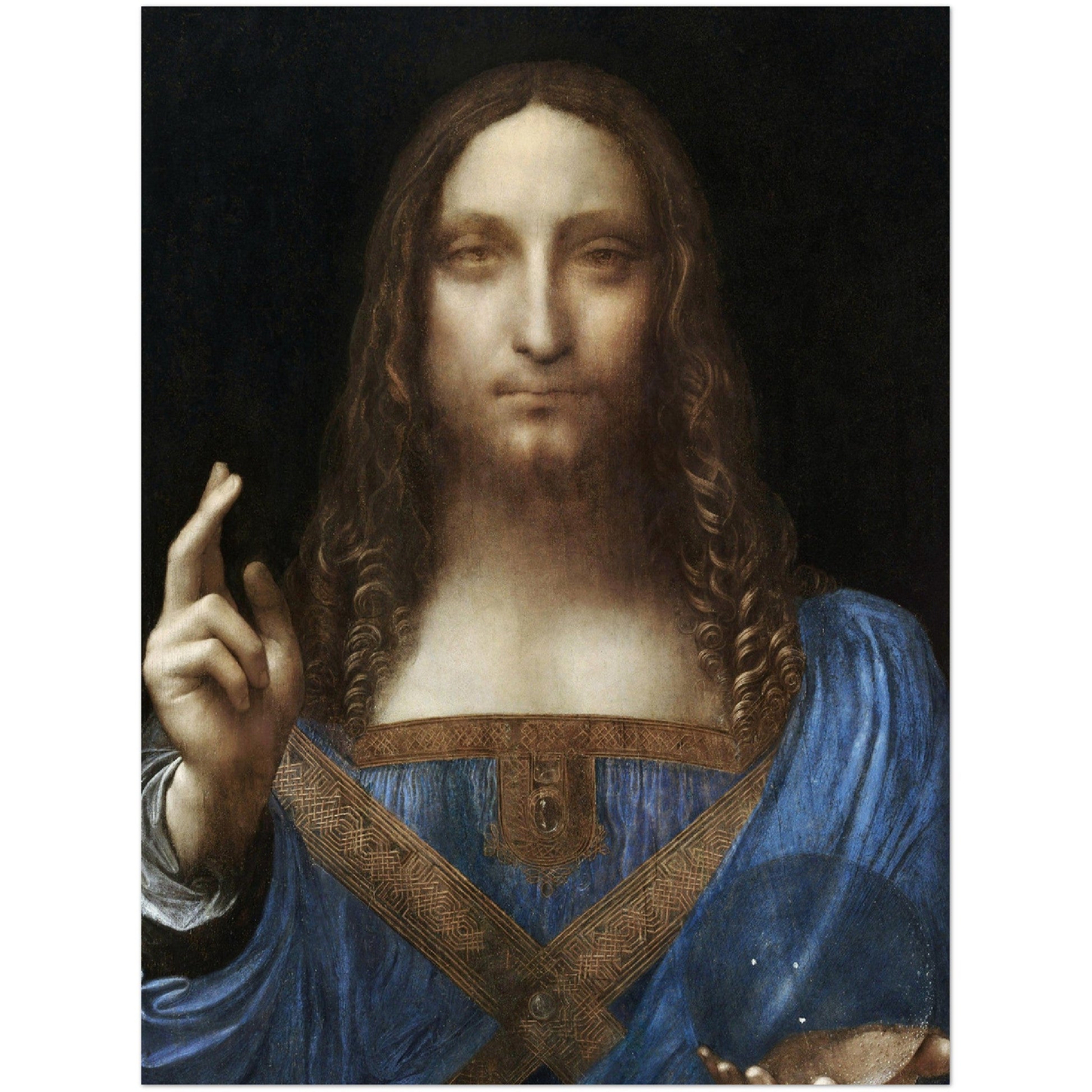 Salvator Mundi - Leonardo da Vinci - Print Material - Master's Gaze