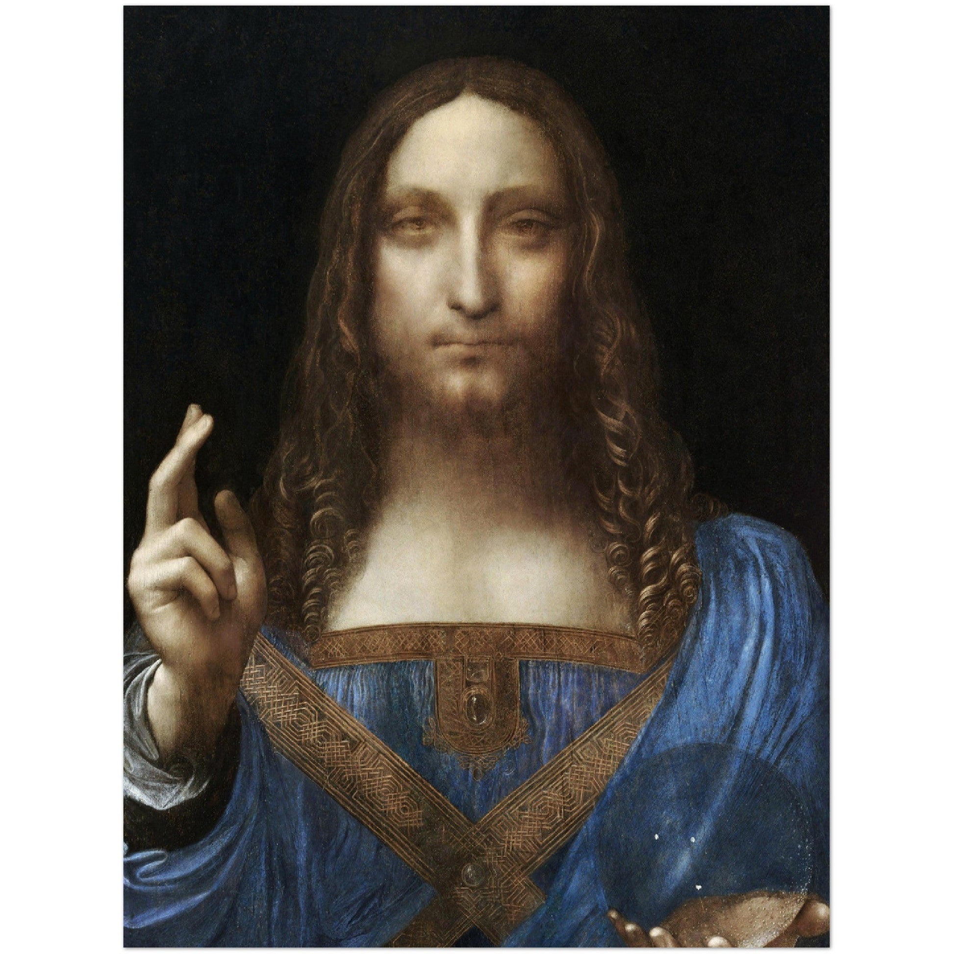 Salvator Mundi - Leonardo da Vinci - Print Material - Master's Gaze
