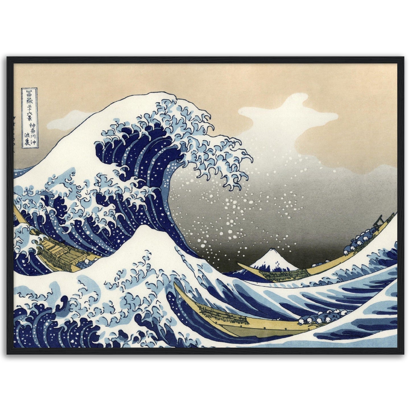 The Great Wave off Kanagawa by Hokusai Print - Print Material - Master's Gaze