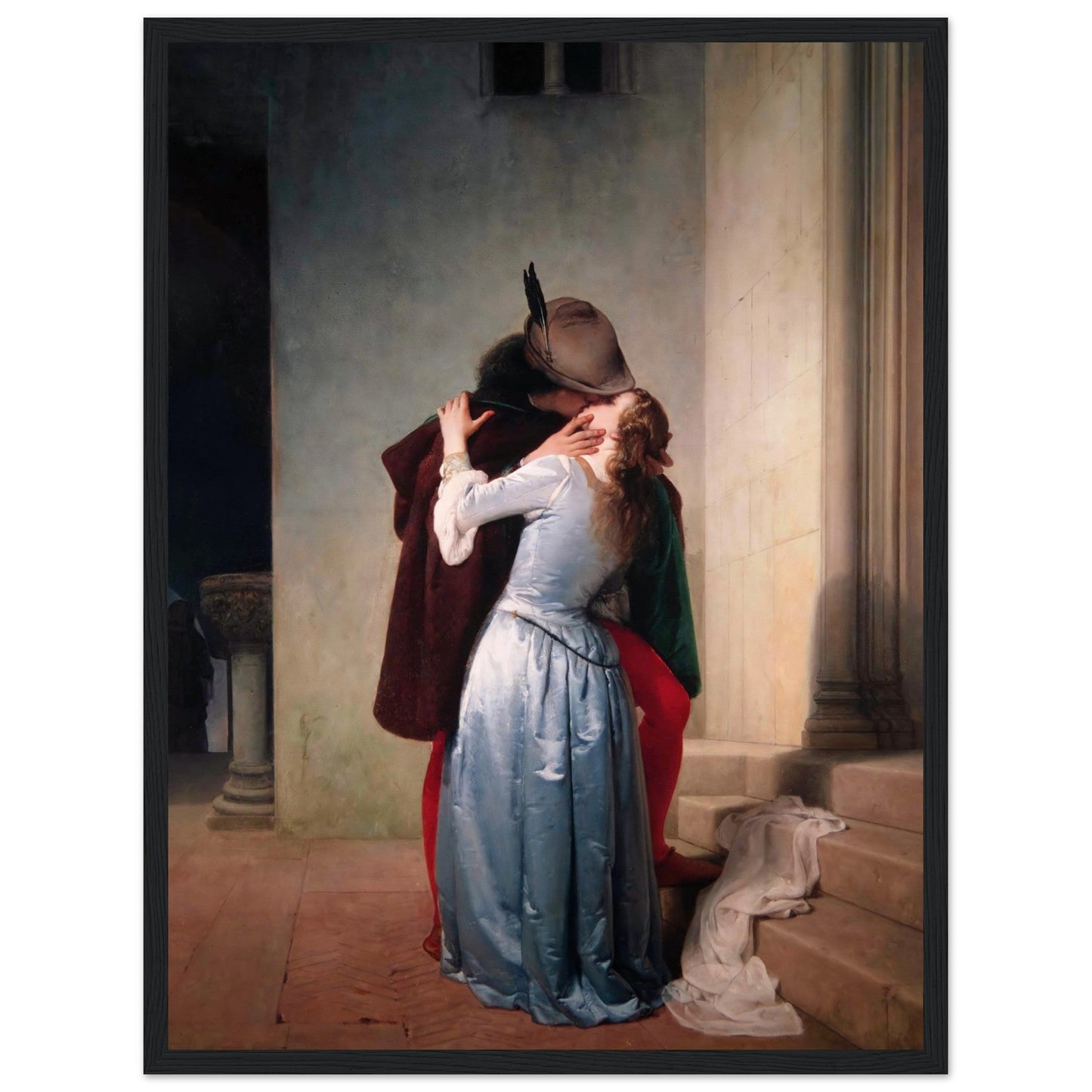 The Kiss by Francesco Hayez - Print Material - Master's Gaze