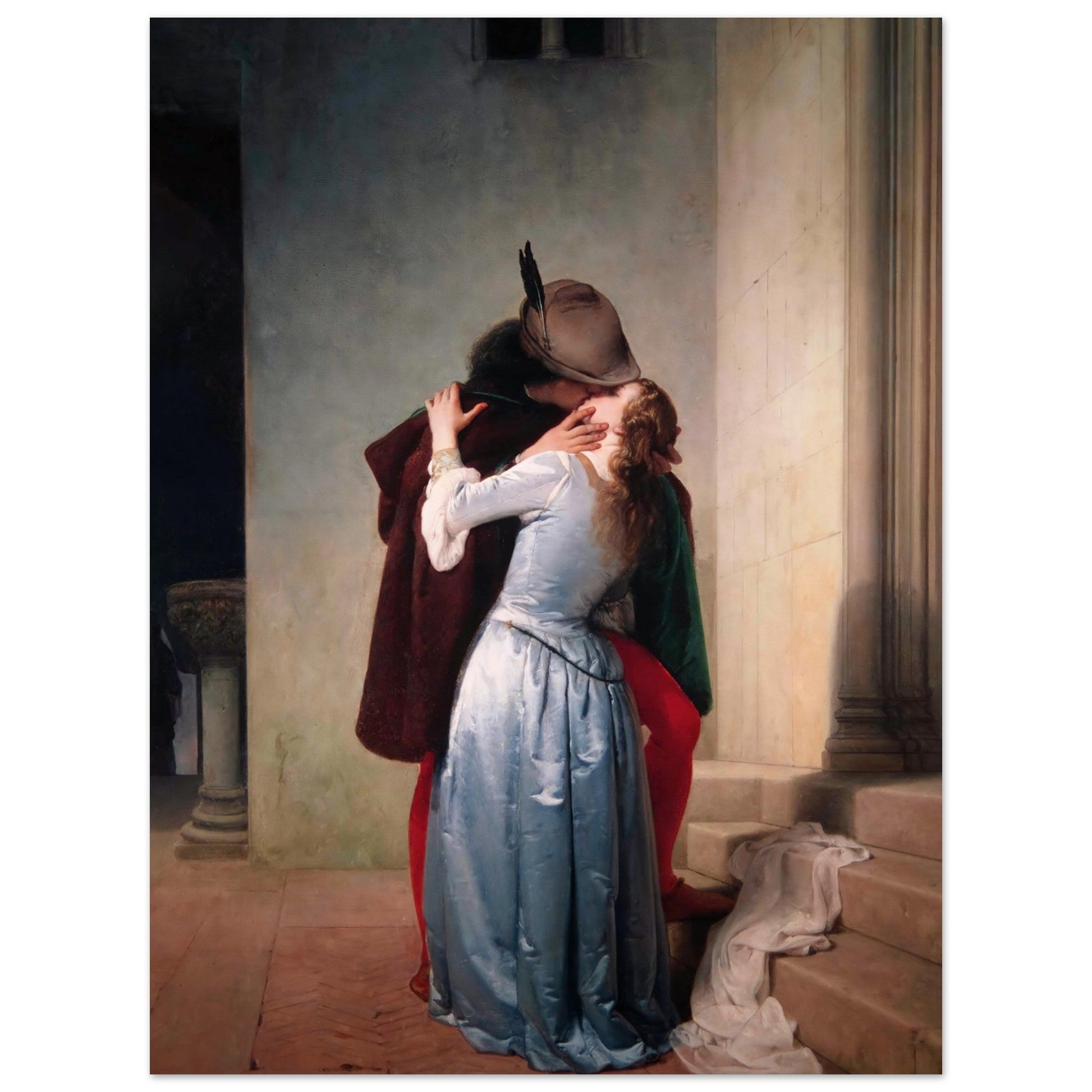 The Kiss by Francesco Hayez - Print Material - Master's Gaze