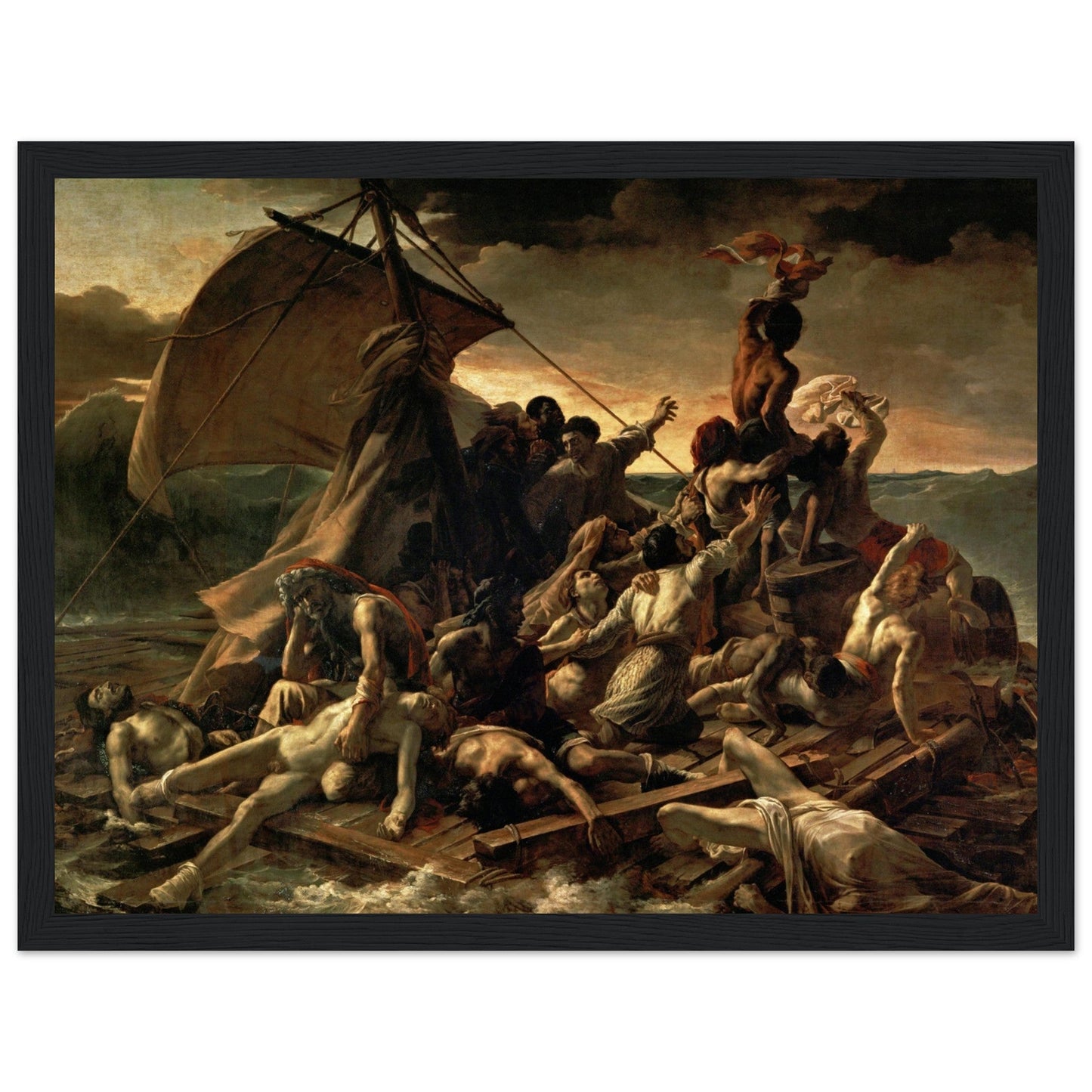The Raft of the Medusa (1818) by Théodore Géricault - Print Material - Master's Gaze