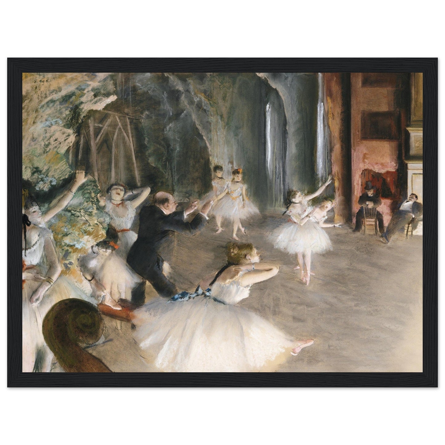 The Rehearsal Onstage (1874) by Edgar Degas - Print Material - Master's Gaze