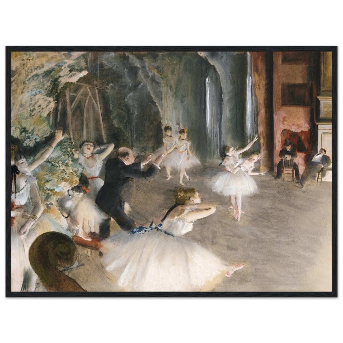 The Rehearsal Onstage (1874) by Edgar Degas - Print Material - Master's Gaze