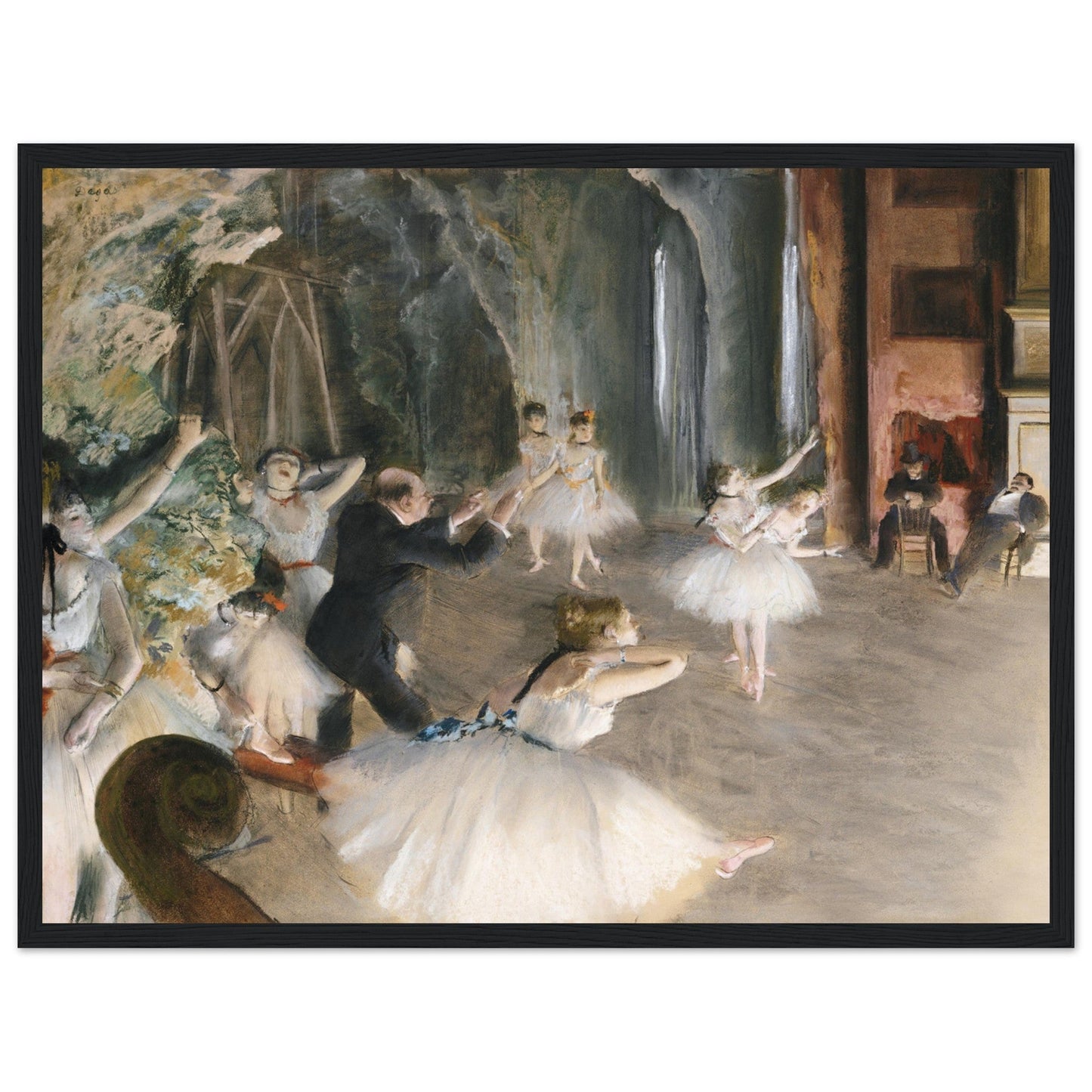The Rehearsal Onstage (1874) by Edgar Degas - Print Material - Master's Gaze