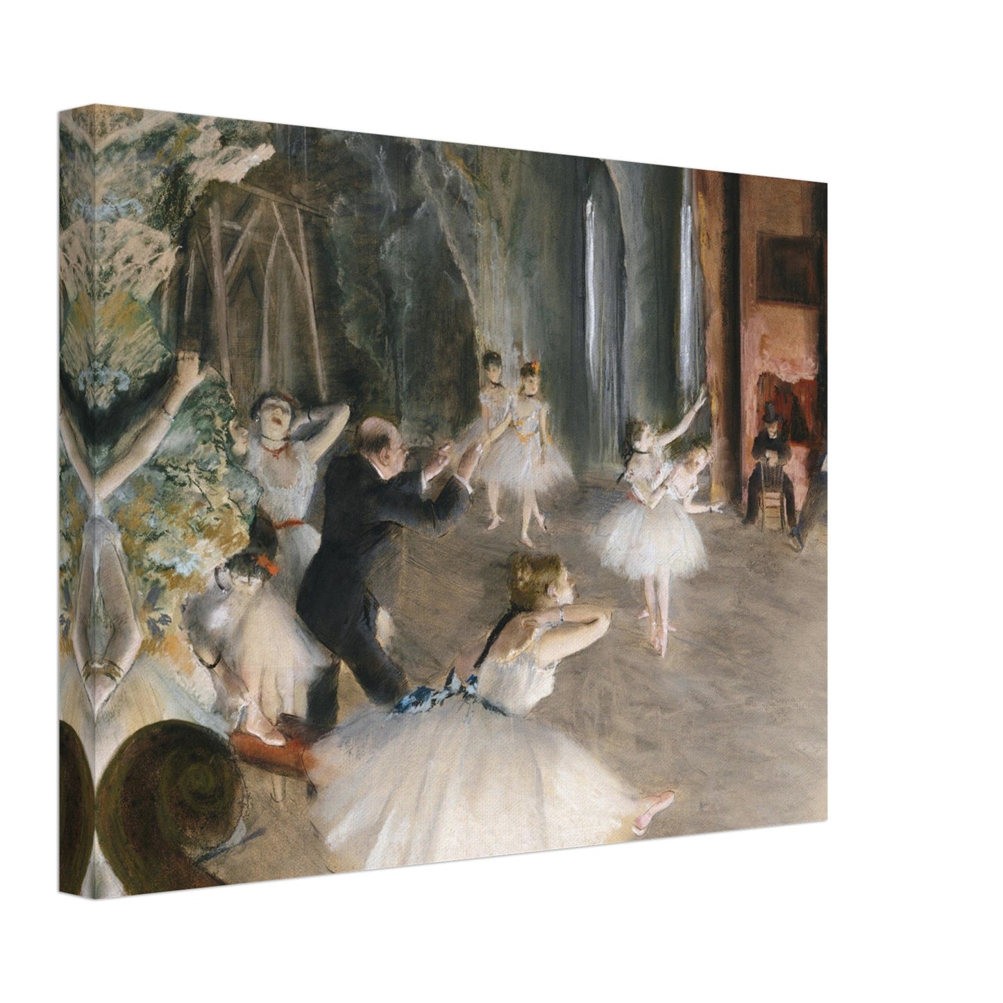 The Rehearsal Onstage (1874) by Edgar Degas - Print Material - Master's Gaze