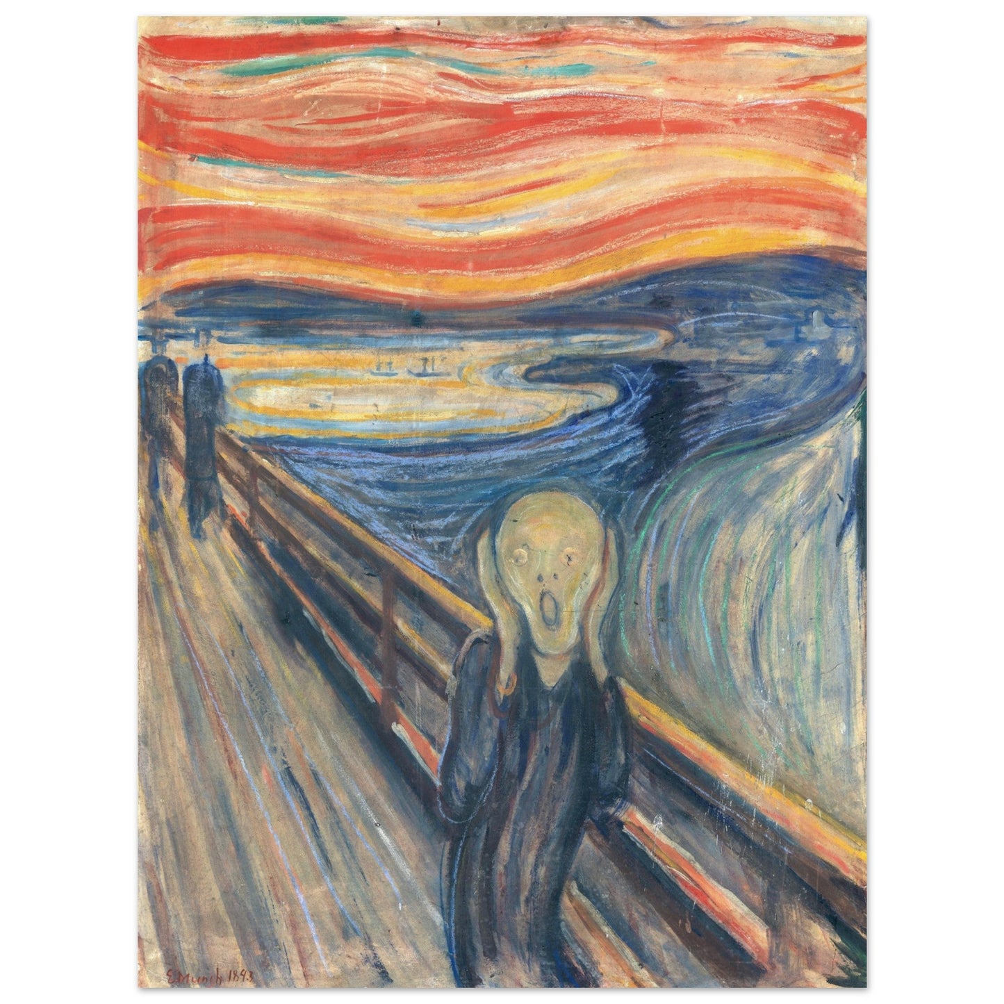 The Scream (1895) by Edvard Munch - Print Material - Master's Gaze