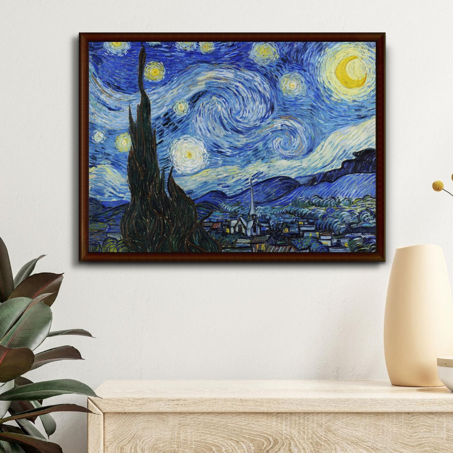 The Starry Night - Vincent van Gogh - Print Material - Master's Gaze