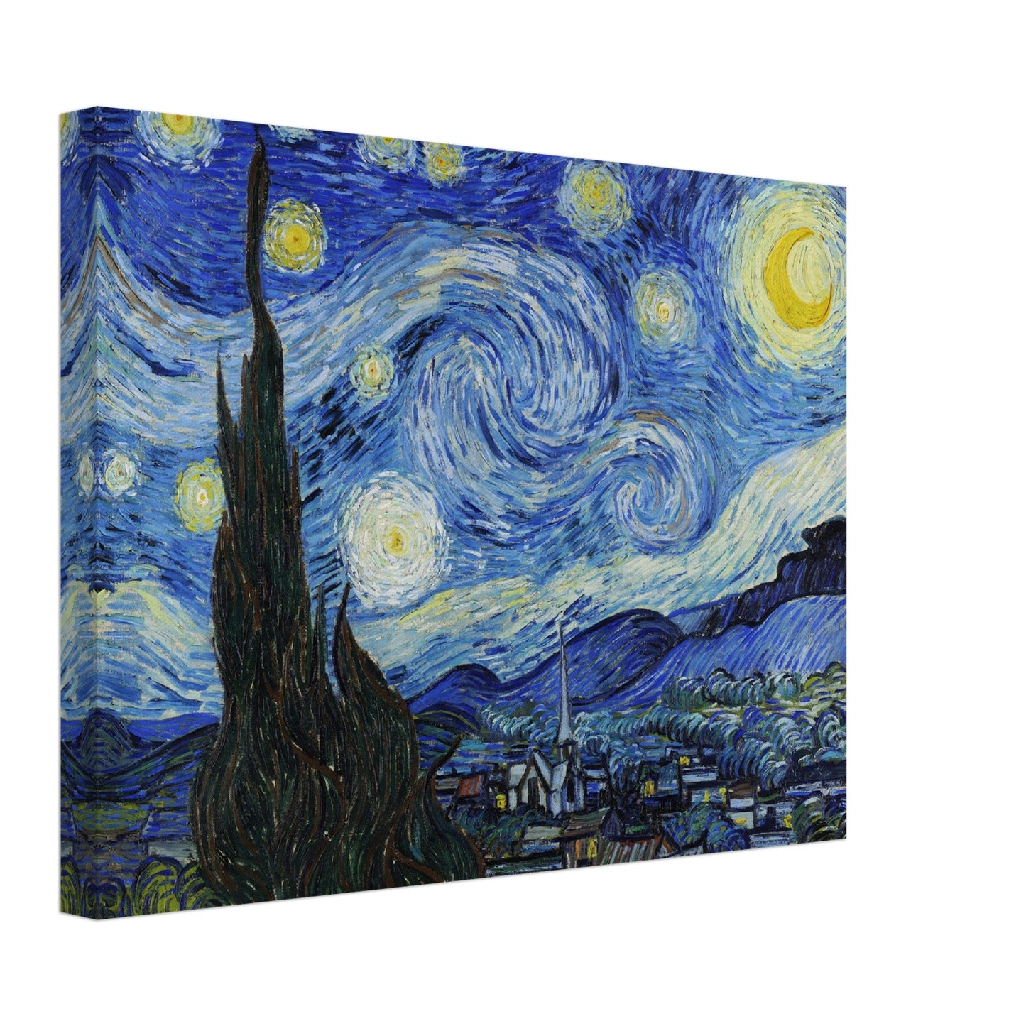 The Starry Night - Vincent van Gogh - Print Material - Master's Gaze