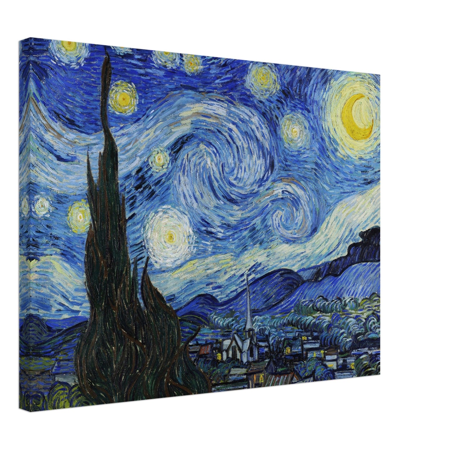 The Starry Night - Vincent van Gogh - Print Material - Master's Gaze