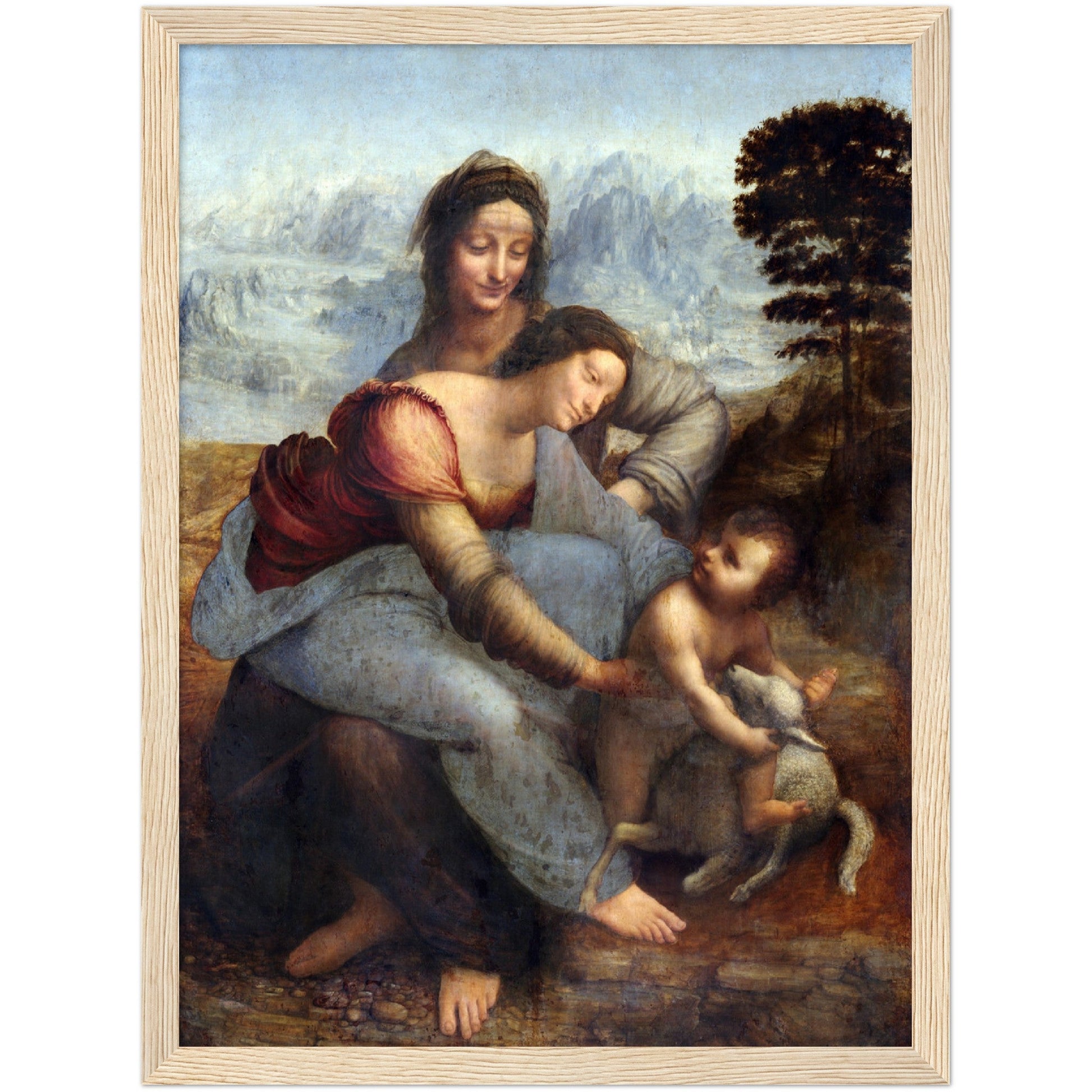 The Virgin and Child with Saint Anne - Leonardo da Vinci - Print Material - Master's Gaze
