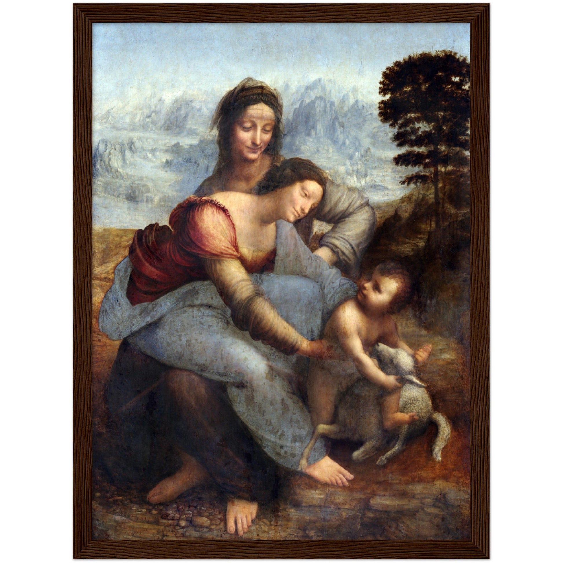 The Virgin and Child with Saint Anne - Leonardo da Vinci - Print Material - Master's Gaze