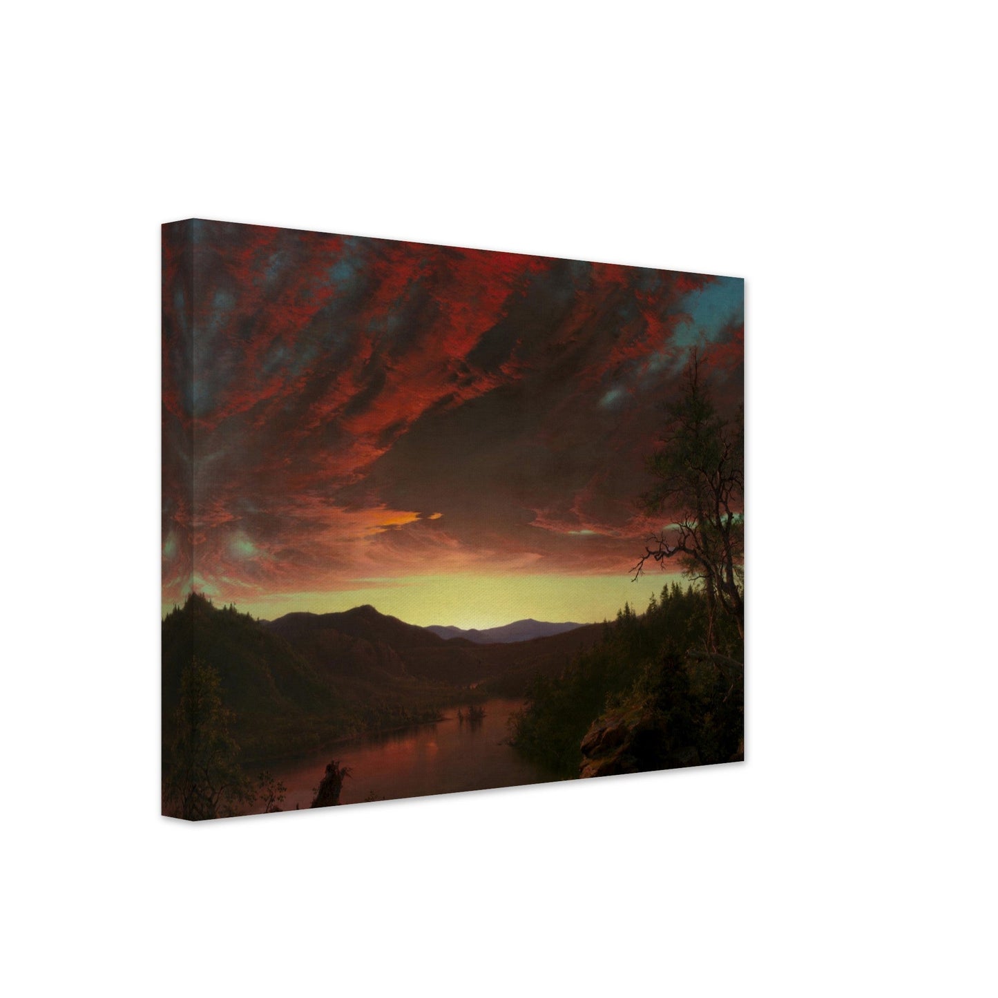 Twilight in the Wilderness (1860) by Frederic Edwin Church - Print Material - Master's Gaze