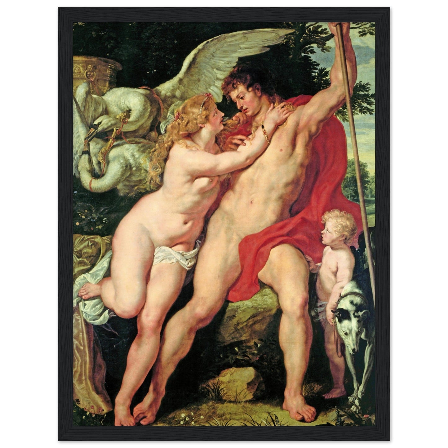 Venus and Adonis (Circa 1610) by Pieter Paul Rubens - Print Material - Master's Gaze