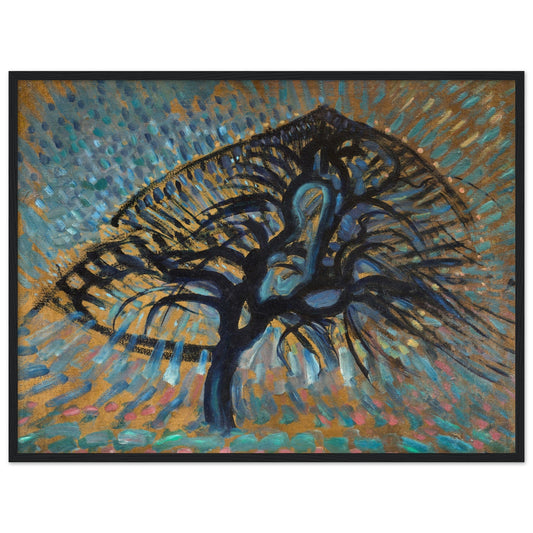 Apple Tree, Pointillist Version (1908–1909) by Piet Mondrian - Print Material - Master's Gaze