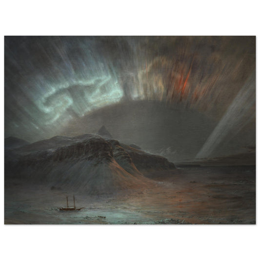 Aurora Borealis (1865) by Frederic Edwin Church - Print Material - Master's Gaze