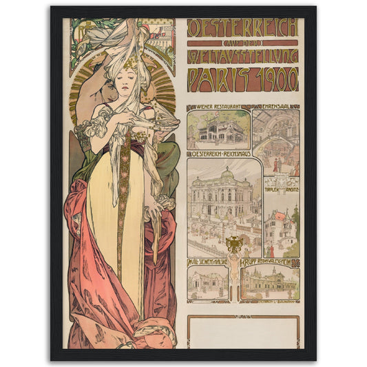 Austria at the Exposition Universelle (1899) by Alphonse Mucha - Print Material - Master's Gaze