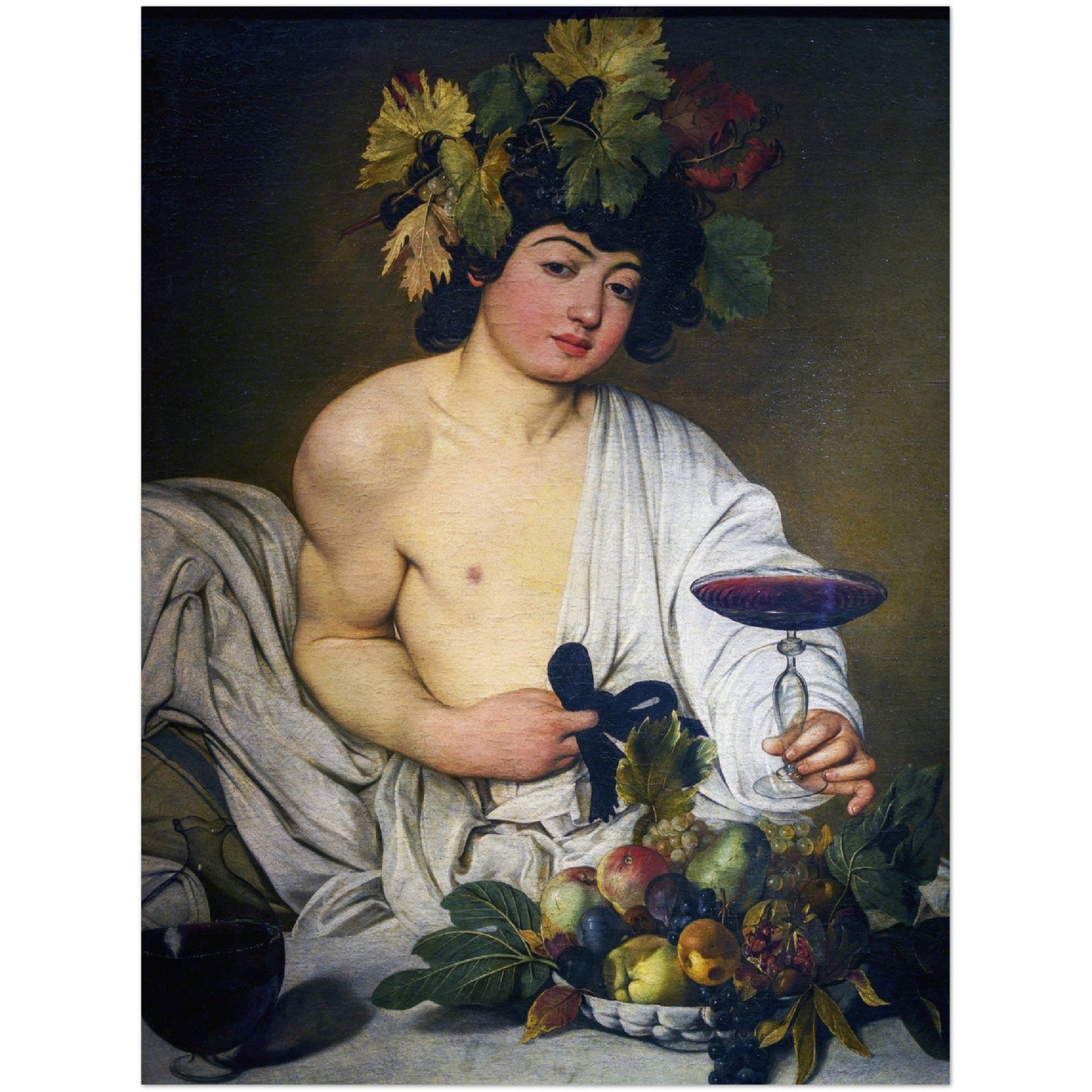 Bacchus - Caravaggio - Print Material - Master's Gaze