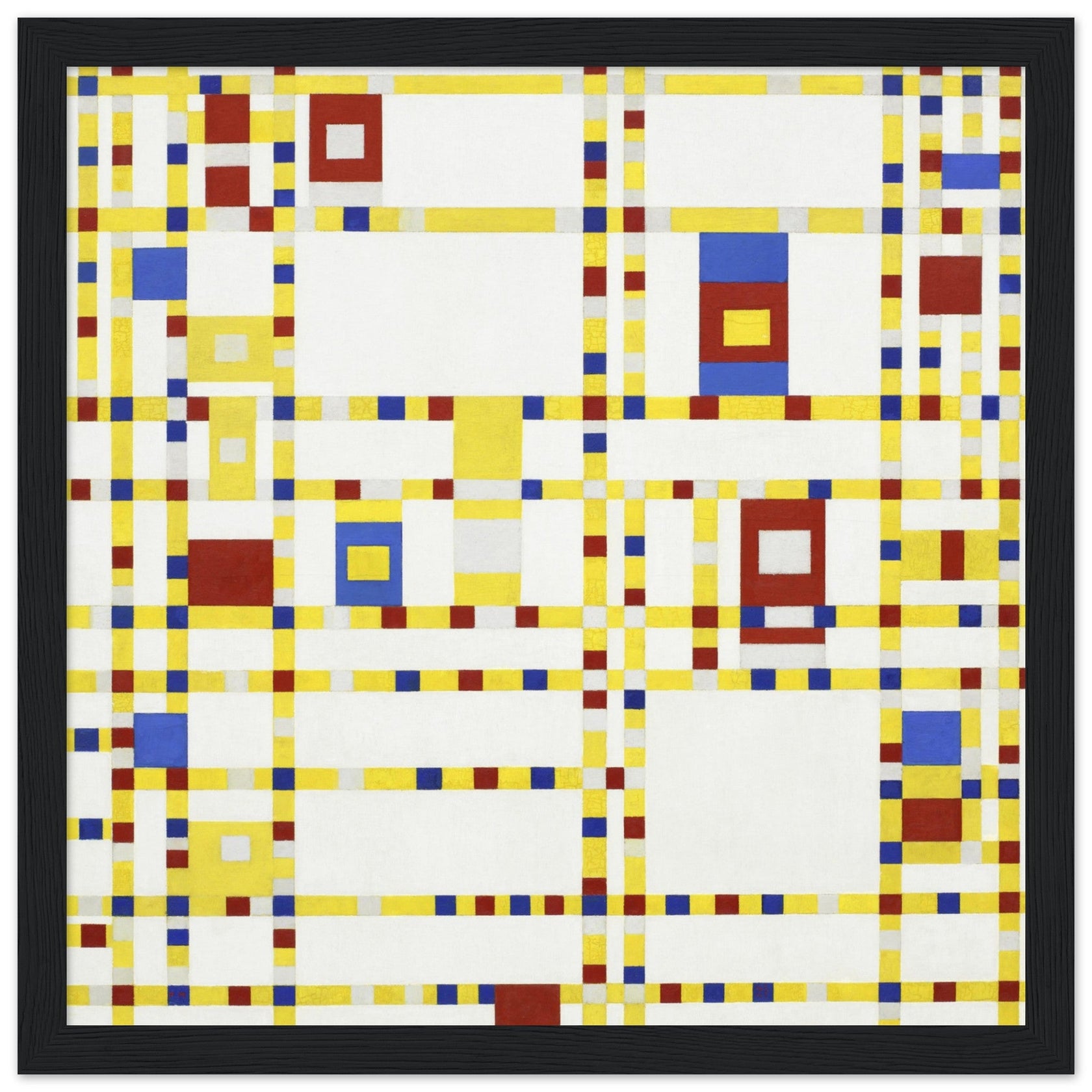 Broadway Boogie Woogie (1942–1943) by Piet Mondrian | Master's Gaze