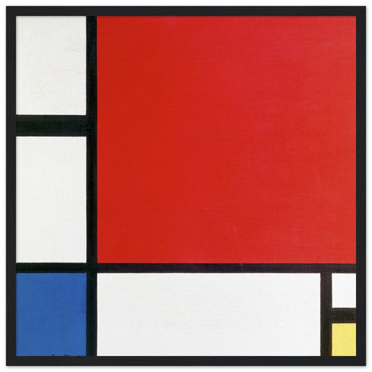 Composition II in Red, Blue and Yellow (1930) by Piet Mondrian - Print Material - Master's Gaze