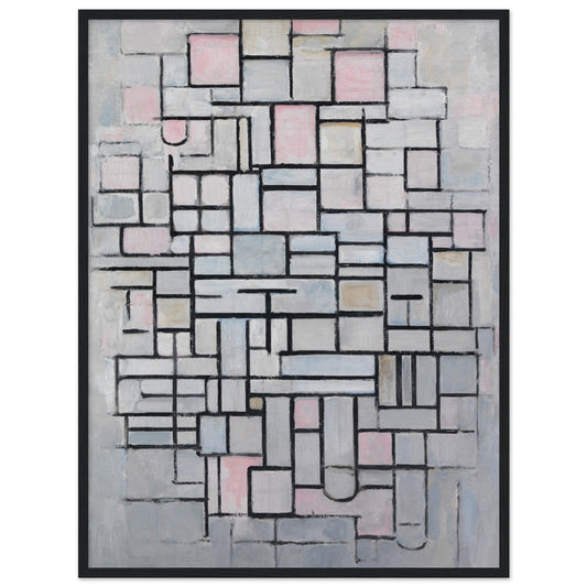 Composition No IV (1914) by Piet Mondrian - Print Material - Master's Gaze