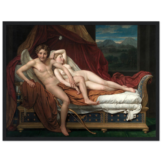 Cupid and Psyche (1817) by Jacques Louis David - Print Material - Master's Gaze