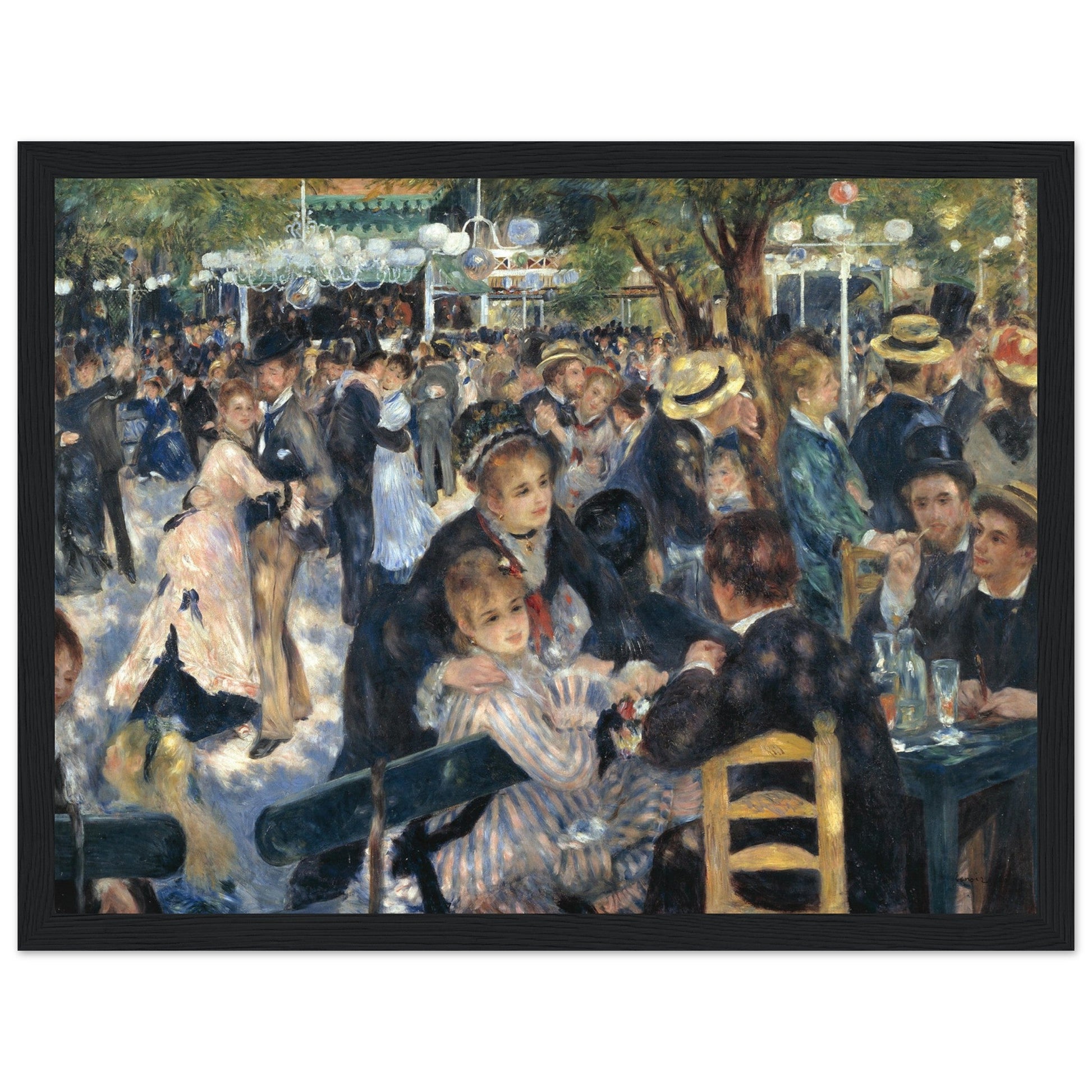 Dance at Le Moulin de la Galette (1876) by Pierre-Auguste Renoir - Print Material - Master's Gaze