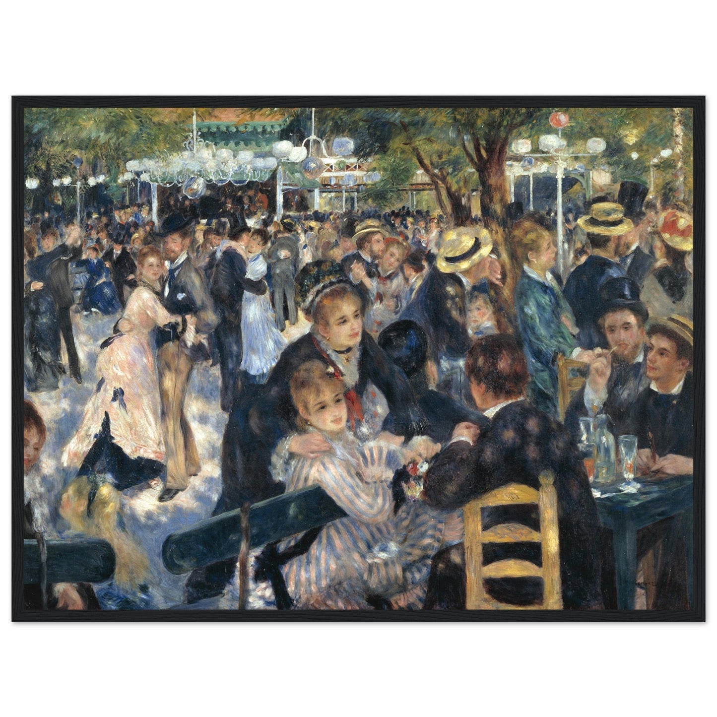 Dance at Le Moulin de la Galette (1876) by Pierre-Auguste Renoir - Print Material - Master's Gaze