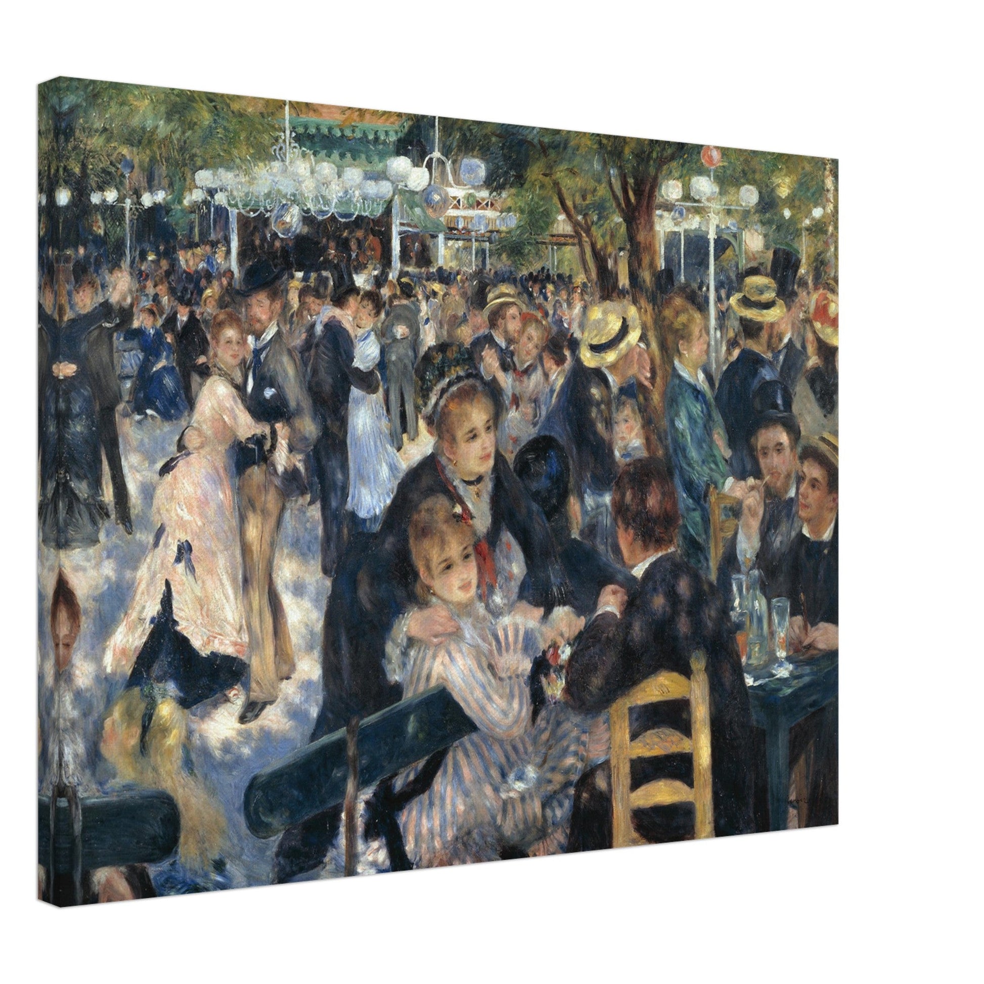 Dance at Le Moulin de la Galette (1876) by Pierre-Auguste Renoir - Print Material - Master's Gaze