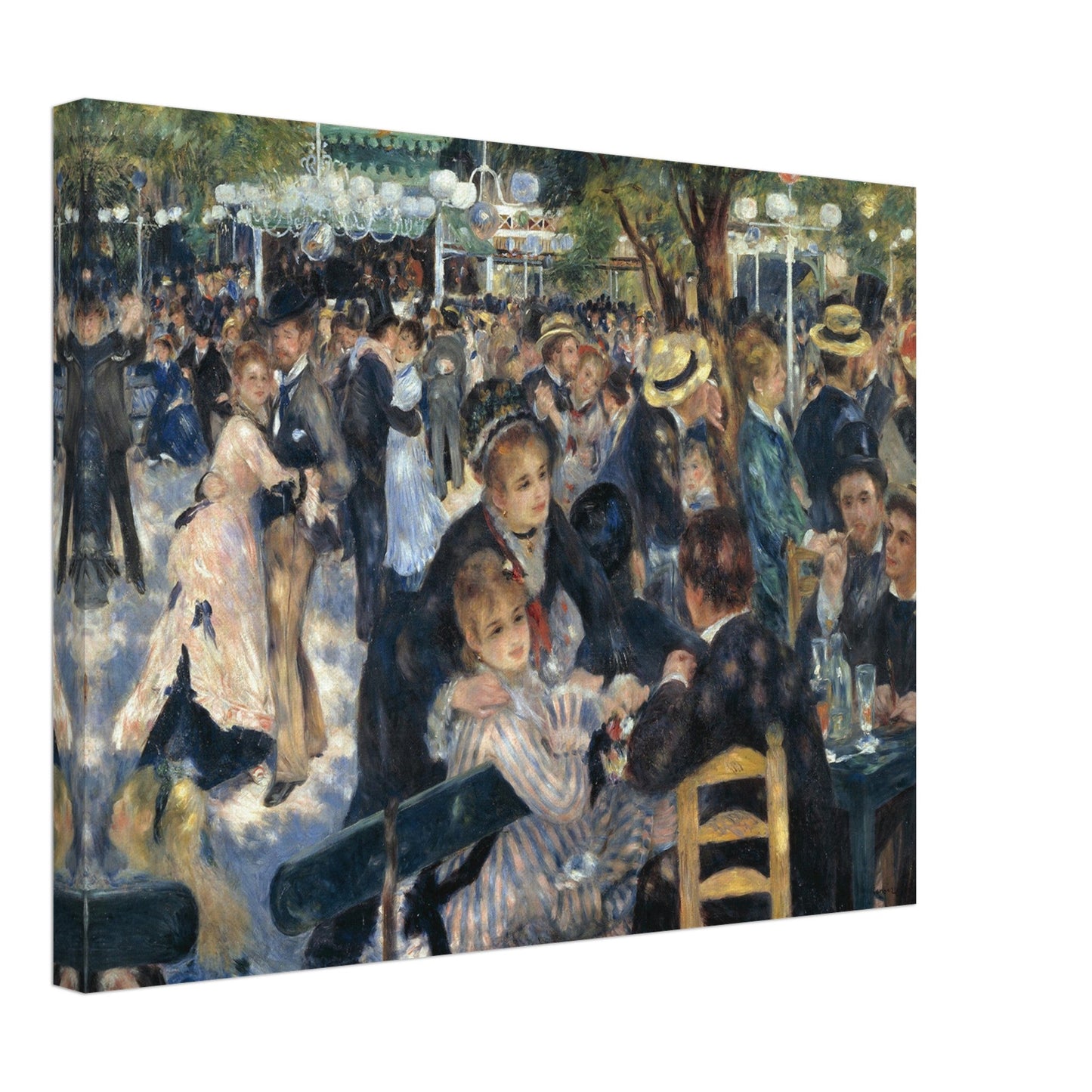 Dance at Le Moulin de la Galette (1876) by Pierre-Auguste Renoir - Print Material - Master's Gaze