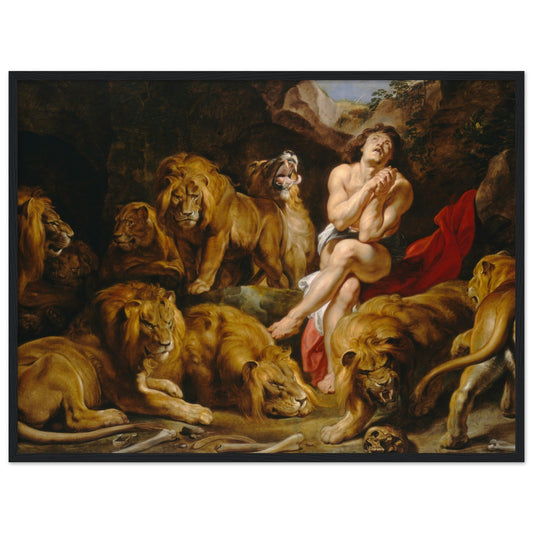 Daniel in the Lions’ Den (c. 1614-1616) by Pieter Paul Rubens - Print Material - Master's Gaze