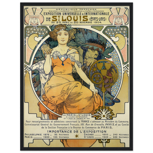 Exposition Universelles Et Internationale De St. Louis (Etats Unis) Du 30 Avril Au 30 Novembre (1903) by Alphonse Mucha - Print Material - Master's Gaze