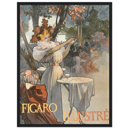 Figaro by Alphonse Mucha - Print Material - Master's Gaze