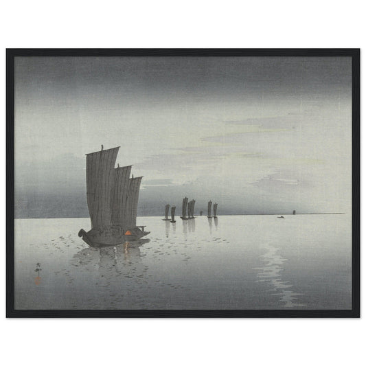 Fishing boats (1900 - 1945) by Ohara Koson - Print Material - Master's Gaze