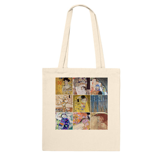 Gustav Klimt, Art Tote Bag Collection - Print Material - Master's Gaze