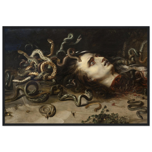 Head of Medusa (1617-1618) by Pieter Paul Rubens - Print Material - Master's Gaze
