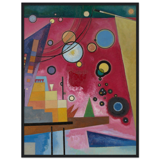 Heavy red (1924) by Wassily Kandinsky - Print Material - Master's Gaze