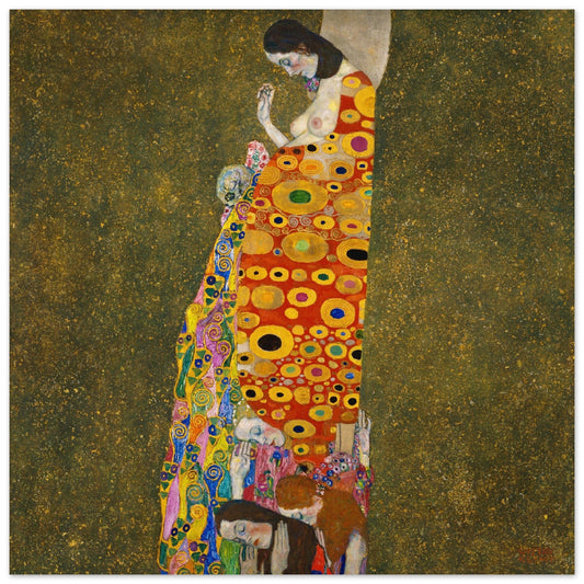 Hope, II (1907 - 1908) by Gustav Klimt - Print Material - Master's Gaze