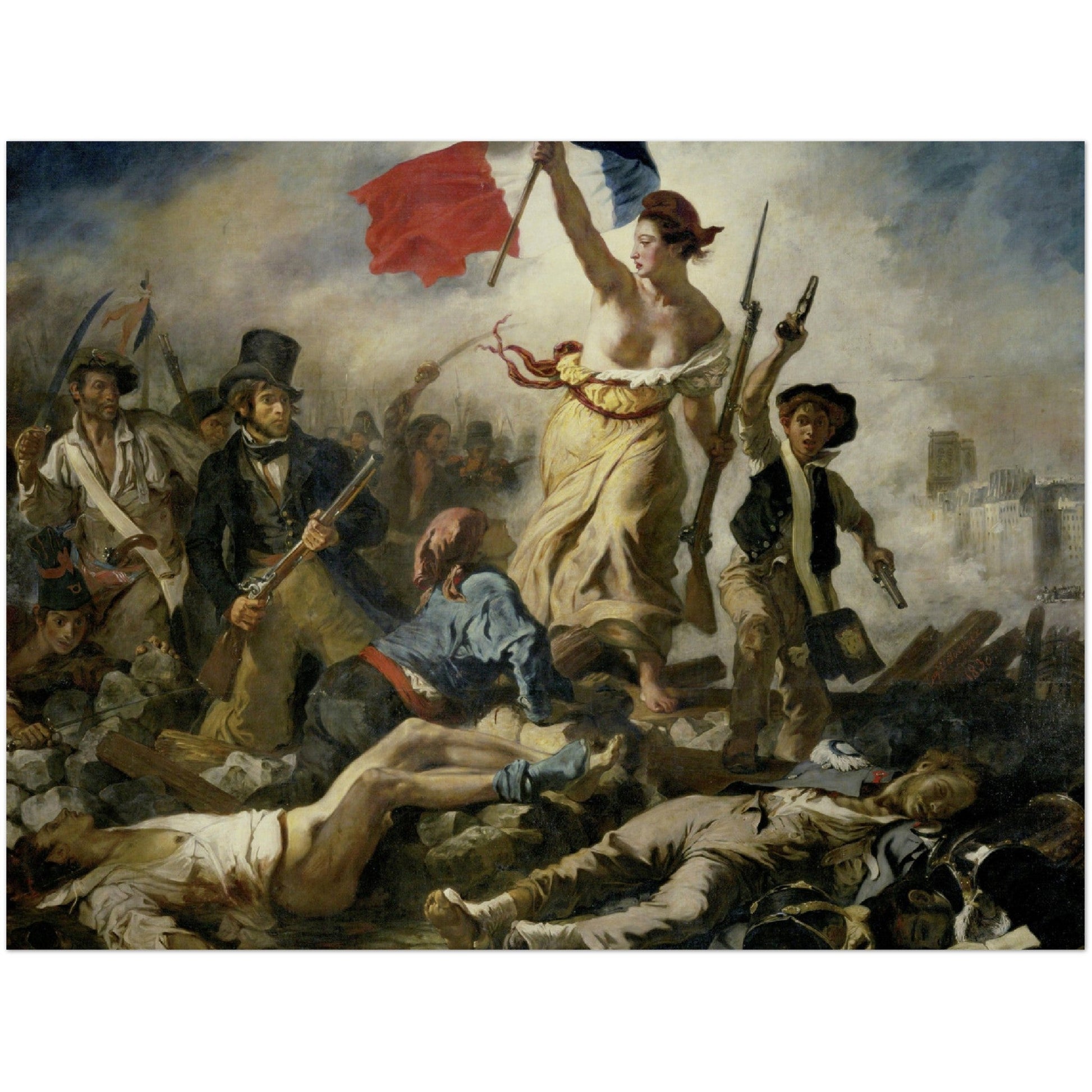 Liberty Leading the People - Eugène Delacroix - Print Material - Master's Gaze