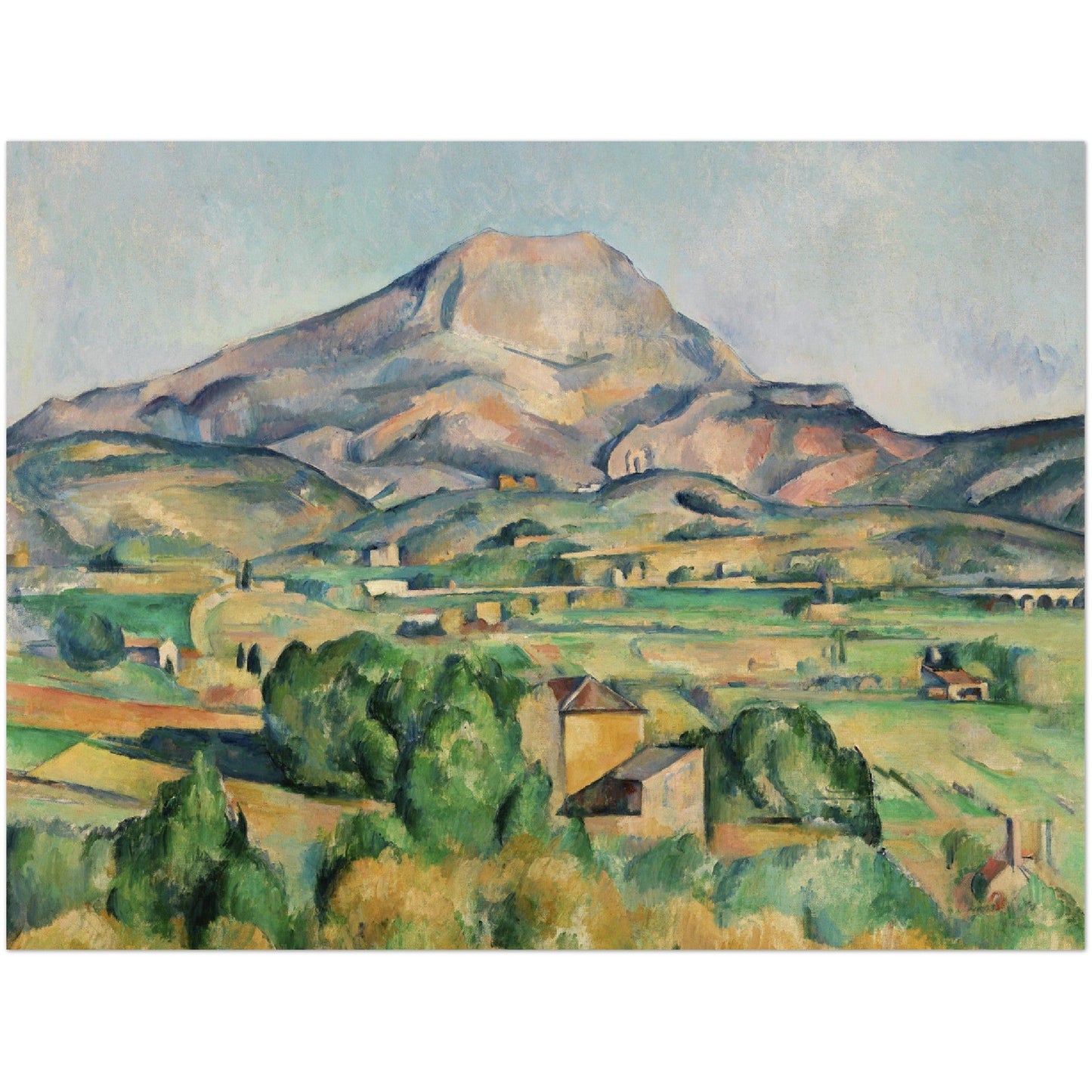 Mont Sainte-Victoire - Paul Cézanne Wall Art - Print Material - Master's Gaze