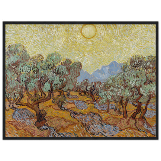 Olive Trees (1889) by Van Gogh - Print Material - Master's Gaze