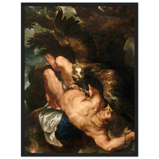Prometheus Bound (1618) by Pieter Paul Rubens - Print Material - Master's Gaze
