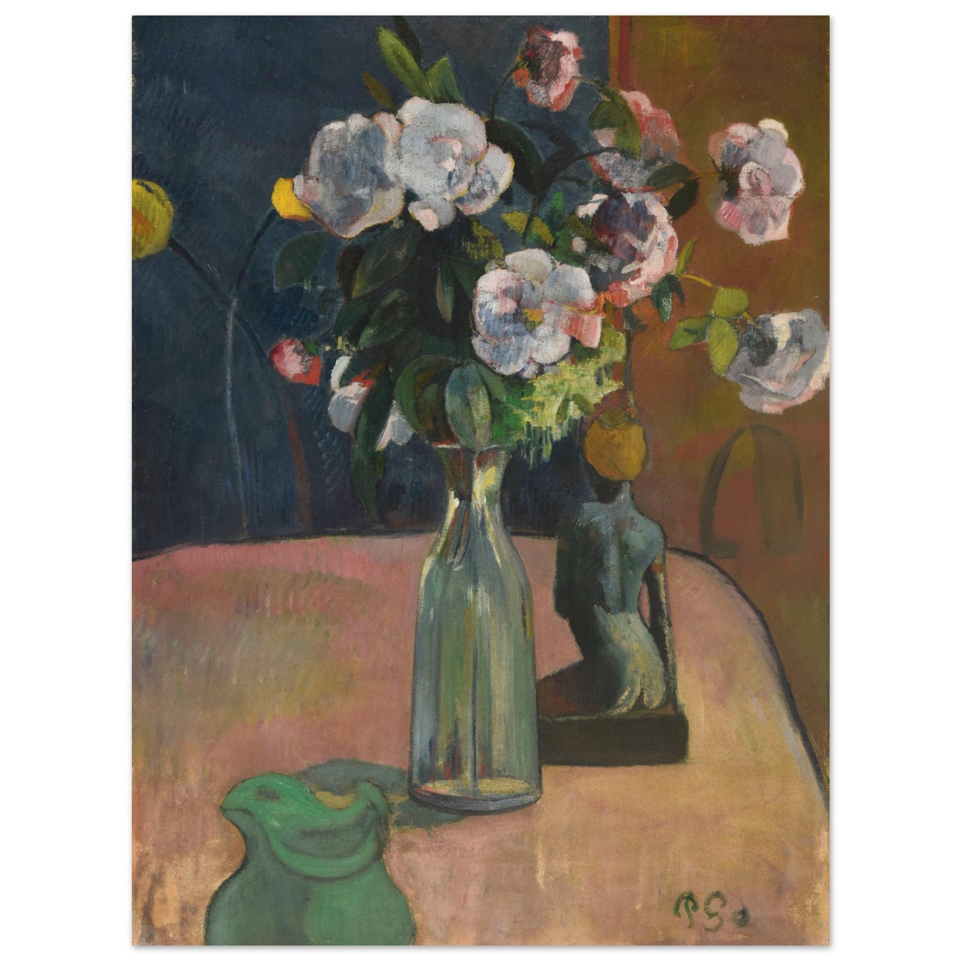 Roses et statuette (1889) by Paul Gauguin | Master’s Gaze