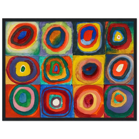 Squares with Concentric Circles (1913) by Wassily Kandinsky - Print Material - Master's Gaze